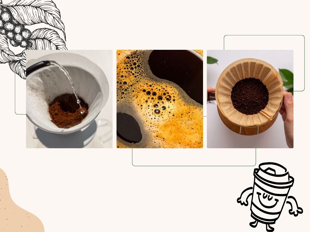 Cách pha cà phê phin giấy
