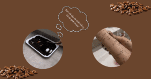 Bã cà phê tẩy da chết